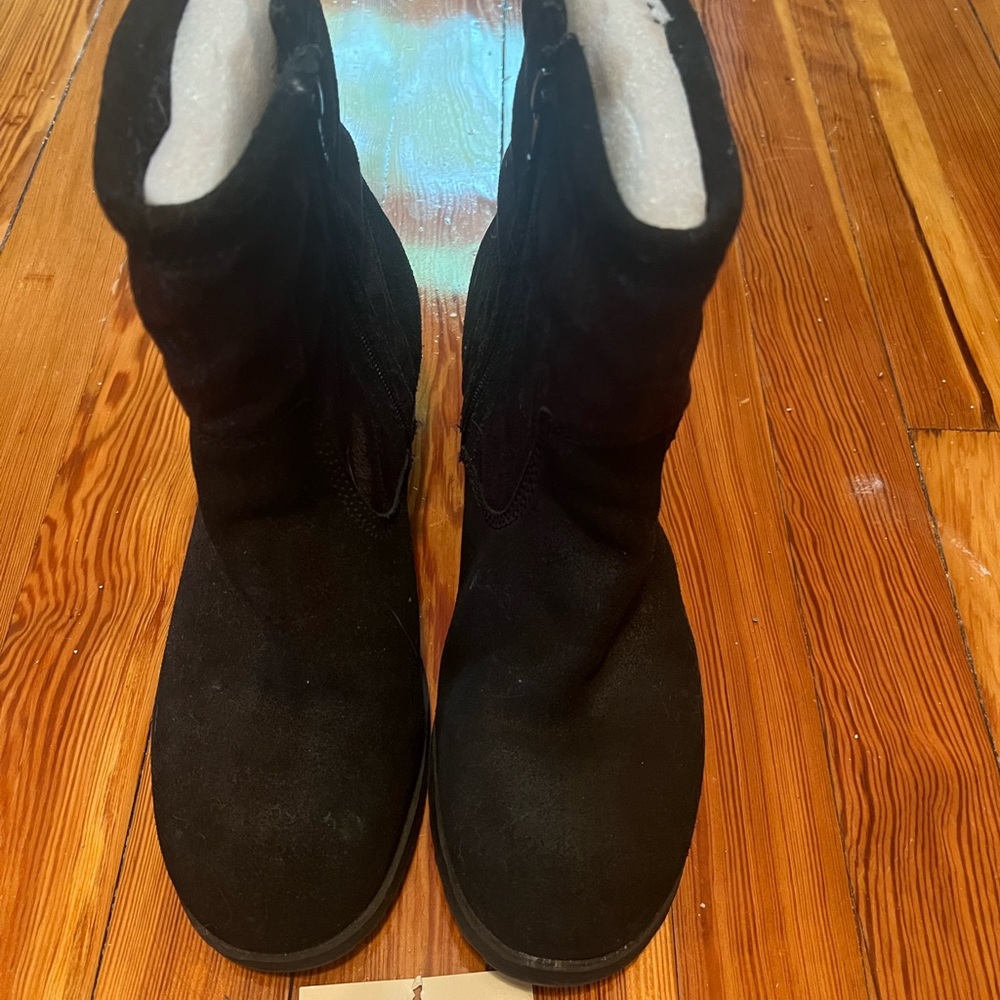 Women's Black Suede Boots Naturalizer